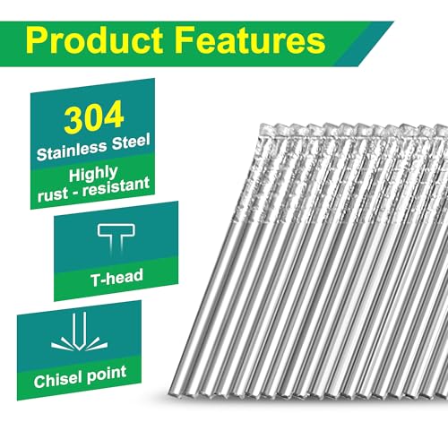 16 Gauge 20-Degree Angled Finish Nails 2-1/2 Inch, 1000-Pack - size: 2-1/2"~1000pcs