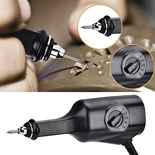 Electric Engraving Engraver Pen, Carve Wood Metal Glass Stone Jewelry Lettering with Tip Bit Suitable for EU 220V