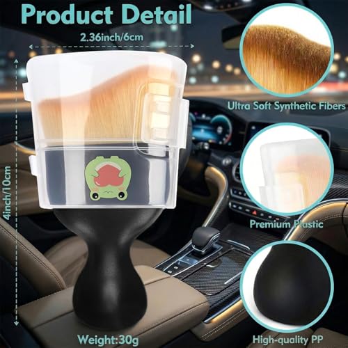 Ladybug Car Detail Brush Soft Bristle Automotive Interior Cleaning Brush - color: Ladybug