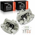 A-Premium Front Left and Right Side Disc Brake Caliper with Bracket - style: Front Driver and Passenger Side