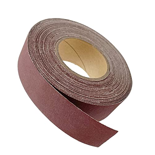400 Grit Continuous Sandpaper Roll 1" x 26 Feet Emery Cloth Aluminium Oxide Abrasive Sandpaper Roll Drum Sander Sandpaper Rolls for Wood Furniture Finishing Metal Sanding Automotive Polishing - style: 400-grit