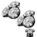 SH90 Replacement Rotary Heads Compatible with Philips Norelco Shavers - color: Silver-2
