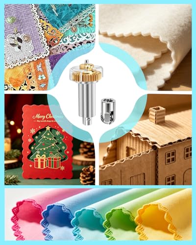 UCEC Wavy Blades + Drive Housing (31) Compatible with Cricut Maker/3/4/1 - color: Drive & Wavy