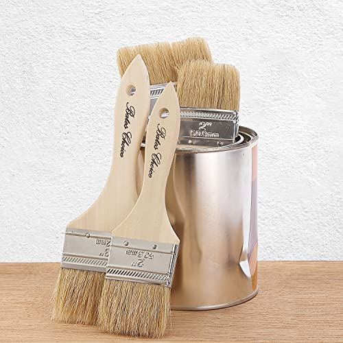 Bates Chip Paint Brushes - 1.5 Inch, 36 Pack, Natural Bristle, Stain Brushes for Wood - size: 1.5 Inch, 36 Pack