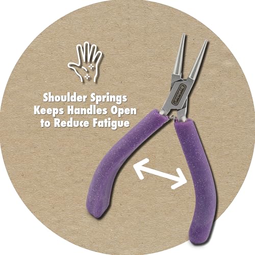 Beadalon Designer Series Pliers Kit - Chain Nose, Lavender Speckle - color: Lavender Speckle, style: Chain Nose