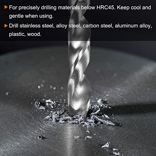 HARFINGTON Solid Carbide Drill Bit 1.9mm C3/K10 Tungsten Carbide Precision - size: 1.9mm