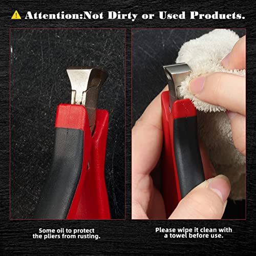 SPEEDWOX 4 Inch End Nippers Mini End Cutting Pliers with Spring - style: End Nippers