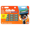 Gillette Fusion5 ProGlide Razor for Men, 12 Blade Refills with Precision Trimmer - size: 12 Count (Pack of 1)
