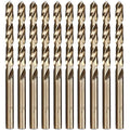 10-Pc 6mm M35 Cobalt Steel Drill Bit Set for Hard Metal, DIN338 - style: ⌀6mm(10pcs)