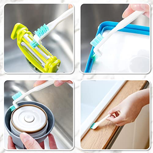 16 Pcs Small Household Cleaning Brushes Detail Crevice Cleaner Brush