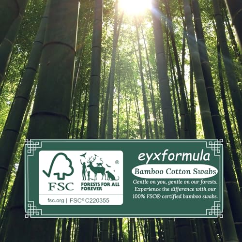 Eyxformula Extra Long Cotton Swabs 500 Pcs, 6 Inch Sturdy Fsc Bamboo Sticks - color: 500 Pcs
