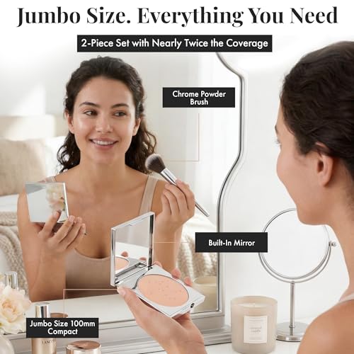 Magic Minerals Powder Foundation 2pc Set by Jerome Alexander - Medium Dark - color: 03 Medium Dark