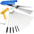 Valchoose Carburetor Cleaning Kit, Multi-Size Jet Clean Tools, 1 Set - style: 1 set with 1 needle