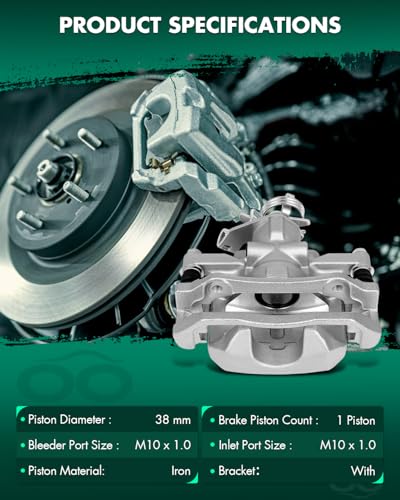 SCITOO - Rear Right Brake Caliper Assembly w/Bracket For Dodge - size: Rear Passenger[18B5424]