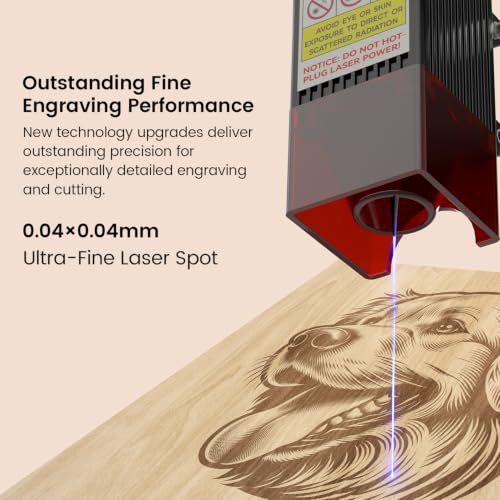 Longer Ray5 Laser Engraver, 3500mW Lazer Engraving Machine, 141×130mm - size: 141×130mm