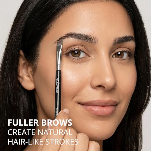 Lamora Eyebrow Brush Set - Precision Brow Eyeshadow Eyeliner Makeup Brushes - color: Brow