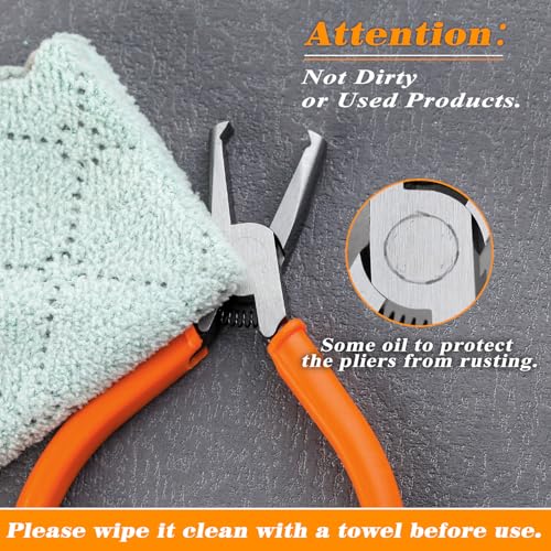 SPEEDWOX 5" Transverse End Cutter With Flush Jaw 7mm SMT/SMD Chip Side Cutting Pliers Front Angle Model Nipper Plastic Model Tools for Quick Removal of PCB Surface Mount Components - style: 7mm