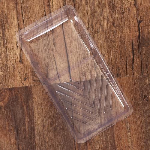 Bates- Paint Tray Liner, 4 Inch, 12 Pack, Clear, Plastic Disposable Paint Tray for Painting Walls - color: Clear, size: 12 Pack 4 Inch