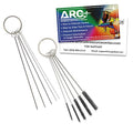 Master Airbrush 11 Piece Airbrush Cleaning Kit, 5 Brushes, 5 Pokers