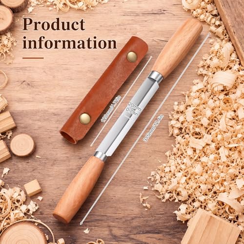 4.7 Inch Draw Knife for Woodworking, Wood Shaver Debarking Tool