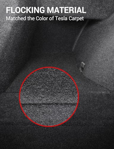 BASENOR Trunk Organizer for Tesla Model 3 Highland 2026-2024 TPE Set of 2 - size: 2024-2026 Model 3