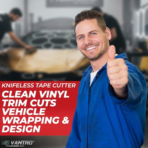 Premium Knifeless Design Line Tape 10m (32.8ft) Vinyl Wrap Cutting Tape Blade Free Precision Filament Cutting Tape for Car Wraps Graphics Motorcycle Boat & Marine Decals - color: 10m 32.8ft