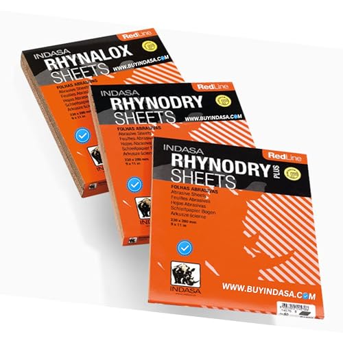 Buy Indasa Red Line Rhynodry Heavy Duty Sanding Sheets, 5 Series (5-150) - style: 5-150