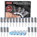 2000 Grit Sanding Drums,20PCS Sanding Sticks for Dremel Rotary Tool - style: 2000 Grit 20 Pcs
