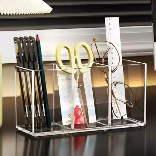 Acrylic Makeup Brush Holder, Organizer for Cosmetic Display (2 Pack)