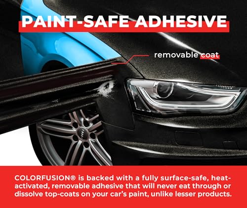 ColorFusion PPF by VViViD, Gloss Metallic Black Dry Apply PPF Vinyl Car Wrap Roll 10ft x 4.9ft - color: Gloss Metallic Black, size: 10ft x 4.9ft