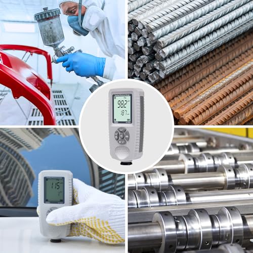 Paint Thickness Gauge for Cars, Coating Thickness Meter 0-2000μm