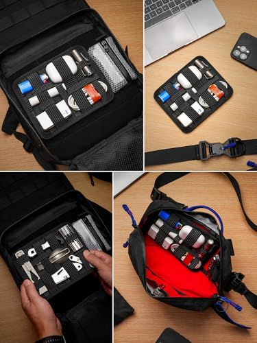 TACTICAL_GEEK TCM11-M EDC Organizer Board(Black) - color: TCM11-M-Black