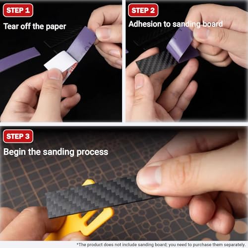Self-Adhesive Fine Sandpaper,1000-2000 Grit for Model Polishing - style: #1000/1200/1500/2000