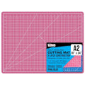 U.S. Art Supply 18"x24" Self-Healing Cutting Mat 5-Ply Pink/Blue - color: Pink/Blue