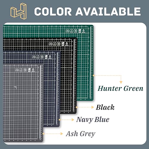 iMAT Flip Cutting Mat Note A2, Foldable, Double-Sided, Ash Grey - color: Ash Grey
