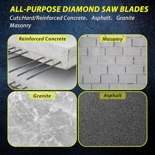 RHAPSODY 18Inch Laser Welded Diamond Saw Blade,Segmented All Purpose Blade - size: 18 Inch