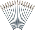 50 Pcs Metal Wires Alligator Clips Long Tail - Photo Clips 6 Inch (150mm)
