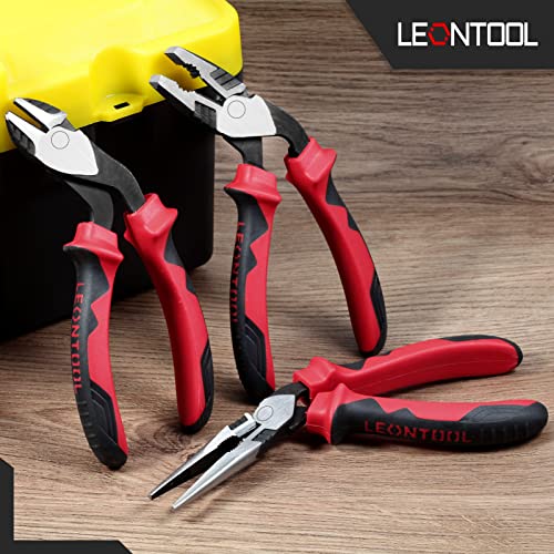 High Leverage Diagonal Cutting Pliers with Angled Head 7 Inch Wire Cutters Heavy Duty Side Cutting Pliers Professional Hand Tool Saving 35 Percent Labour - style: Diagonal Cutting Pliers