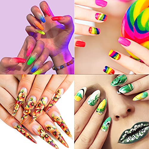 Duufin Pigment Powder for Nails 36 Colors Nail Pigment Powder - color: Vibrant