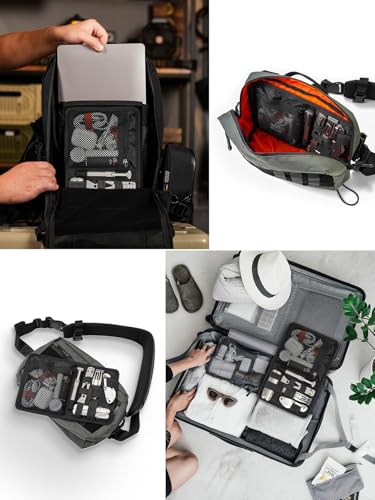 TACTICAL_GEEK TCM10 EDC Organizer Board(Black) - color: TCM10-Black