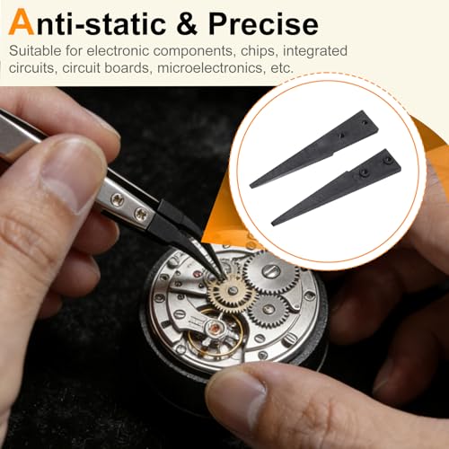HARFINGTON Tweezers Replacement Tip Set Model 00 Anti Static Precision - style: 0
