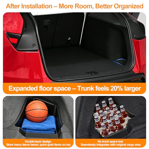 Trunk Storage Bins for 2025 2026 Tesla Model Y Juniper