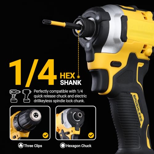 TGFTGF Impact Torx Bit Set 14PCS (TT7-TT40), 1” S2 Steel Security Torx, Tamper Proof Torque Star Bit Set with Magnetic CNC Machined Tips, Impact Screwdriver Bits with Extension Bit Holder Storage Case - size: 1" *13+1PCS