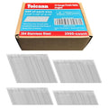 16 Gauge 20-Degree Angled Finish Nails 1-1/4" to 2-1/2", 2000-Pack - size: 4 sizes~2000pcs