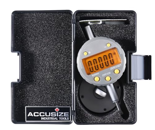 Accusize Digital Indicator 0-0.5 in Range, 0.00005 in Resolution