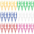 30 Pcs Plastic Tweezers for Crafts, Fine Point Bead Tweezers