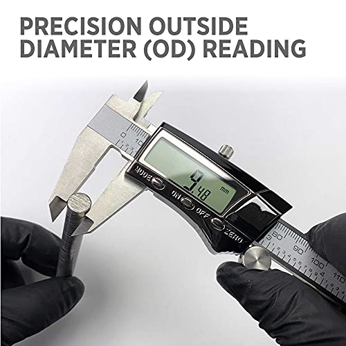 General Tools Digital Caliper #147-6" Precision Measuring Tool - Stainless Steel Ruler - size: 0 - 6" Range, style: 6-Inch Digital Caliper