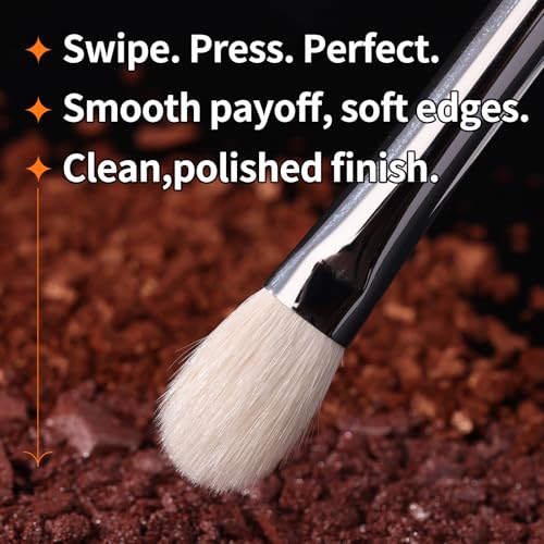 Albeaut Eyeshadow Brush, Eye Makeup Brush Even Eyeshadow Applicators Soft Natural Hair Bristles for Flawless Smudge, Multi-task for spot conealing & highlighting (194 Multi-Eye) - style: 194 Multi-Eye