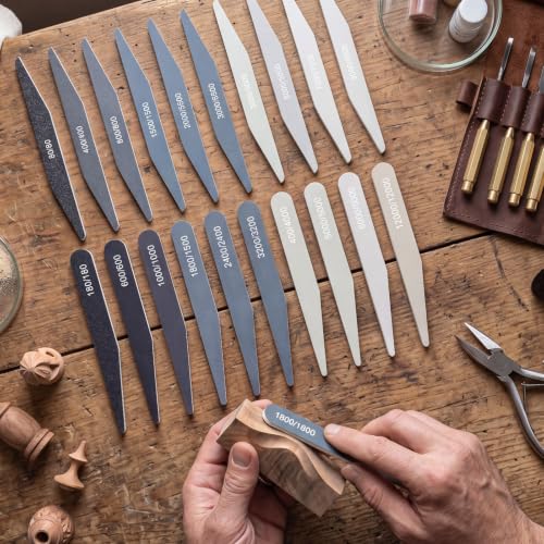 Maxdot 120 Pcs Sanding Sticks, Polishing and Twigs Set, Stylish - style: Stylish