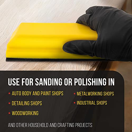 Dura-Gold Pro Series Rectangle 10" x 2-3/4" Hand Sanding Block Pad with - style: Adapter Block